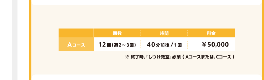 ドッグトレーニング